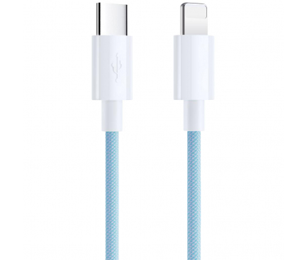 Cablu Date si Incarcare USB Type-C la Lightning SiGN Boost, 2 m, 20W, Albastru SN-CLIGHTB2M 