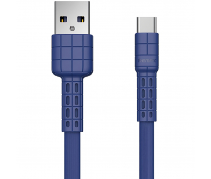 Cablu Date si Incarcare USB la USB Type-C Remax RC-116a, 1 m, Bleumarin