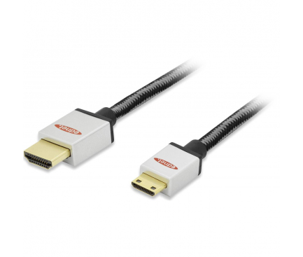 Cablu Audio si Video HDMI la MiniHDMI OEM Ednet, 4K, 2 m, Negru 