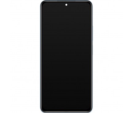 Display cu Touchscreen Xiaomi Poco F3, cu Rama, Albastru, Service Pack 560004K11A00