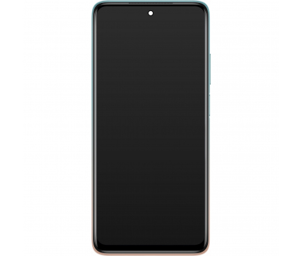 Display cu Touchscreen Xiaomi Mi 10T Lite 5G, cu Rama, Roz Auriu, Service Pack 5600050J1700