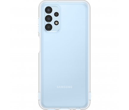 Husa pentru Samsung Galaxy A13 A135, Soft Clear Cover, Transparenta EF-QA135TTEGWW
