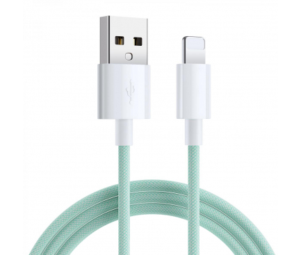 Cablu Date si Incarcare USB la Lightning SiGN Boost, 1 m, 2.4A, Verde SN-ALIGHTG1M 