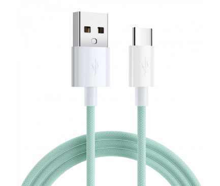 Cablu Date si Incarcare USB la USB Type-C SiGN Boost, 1 m, 2.4A, Verde SN-AUSBCG1M 