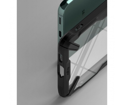 Husa Plastic - TPU Ringke Fusion X Armored pentru Samsung Galaxy S22 5G S901, Neagra 
