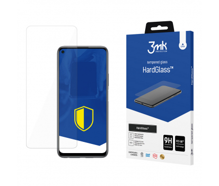 Folie de protectie Ecran 3MK HardGlass pentru Huawei P40 lite 5G, Sticla securizata, Full Glue
