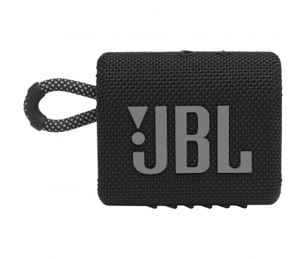 Boxa Portabila Bluetooth JBL GO 3, 4.2W, Pro Sound, Waterproof, Neagra JBLGO3BLK