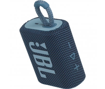 Boxa Portabila Bluetooth JBL GO 3, 4.2W, Pro Sound, Waterproof, Albastra JBLGO3BLU
