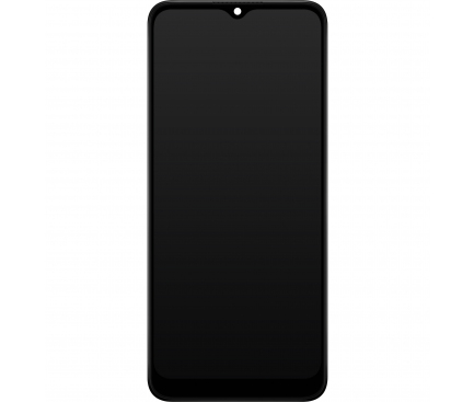 Display cu Touchscreen Samsung Galaxy A03s A037, cu Rama, Versiune G, Negru, Service Pack GH81-21233A