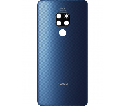 Capac Baterie - Geam Camera Spate Huawei Mate 20, Albastru, Swap 