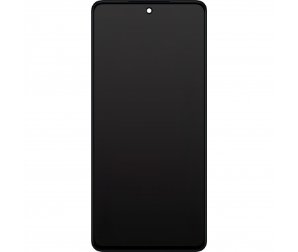Display cu Touchscreen Samsung Galaxy M52 5G M526, cu Rama, Negru, Service Pack GH82-27094A