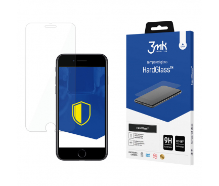 Folie de protectie Ecran 3MK HardGlass pentru Apple iPhone SE (2016), Sticla securizata, Full Glue