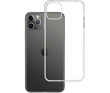 Husa TPU 3MK Clear pentru Apple iPhone 11 Pro, Transparenta 