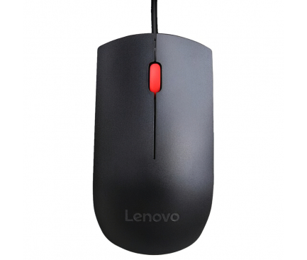 Mouse Wired USB Lenovo Essential, 1600DPI, Negru 4Y50R20863