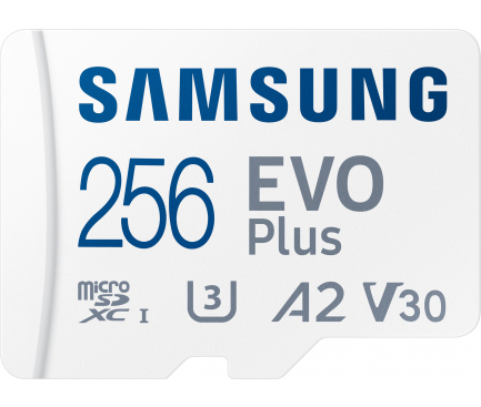 Card Memorie MicroSDXC Samsung, 256GB, Clasa 10, cu adaptor, 130 MB/s MB-MC256KA/EU 