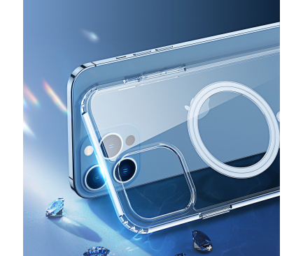 Husa MagSafe pentru Apple iPhone 12 Pro Max, DUX DUCIS, Clin, Transparenta