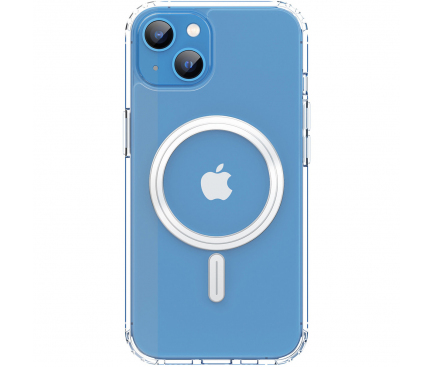 Husa MagSafe pentru Apple iPhone 13, DUX DUCIS, Clin, Transparenta