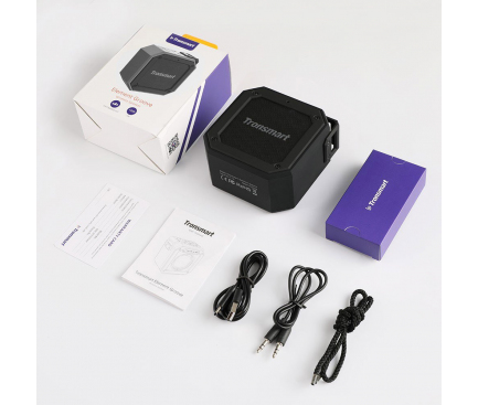 Mini Boxa Portabila Bluetooth Tronsmart Element Groove, 10W, Waterproof, Neagra 