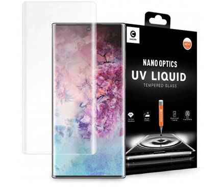Folie de protectie Ecran Mocolo UV pentru Samsung Galaxy Note 10+ 5G N976 / Note 10+ N975, Sticla securizata, UV Glue