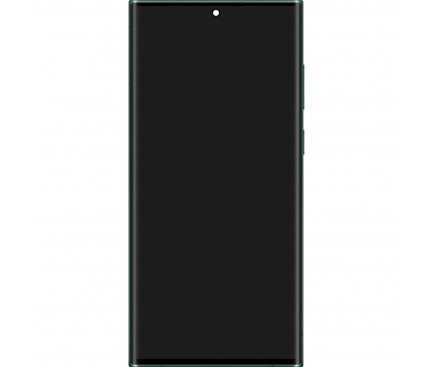 Display cu Touchscreen Samsung Galaxy S22 Ultra 5G S908, cu Rama, Verde, Service Pack GH82-27488D 