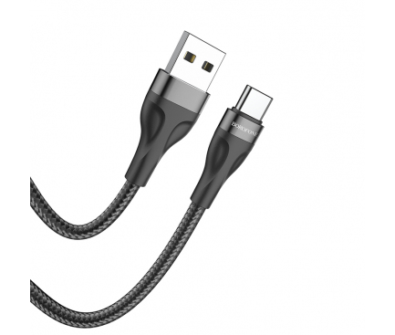 Cablu Date si Incarcare USB-A - USB-C Borofone BX61, 18W, 1m, Negru