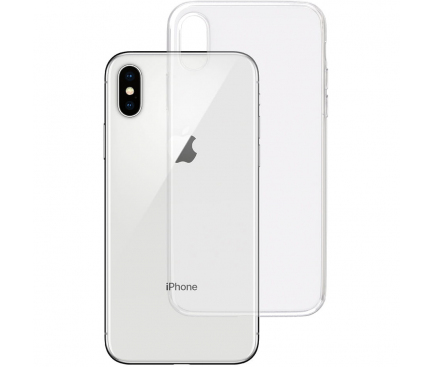 Husa pentru Apple iPhone XS / X, 3MK, Clear, Transparenta