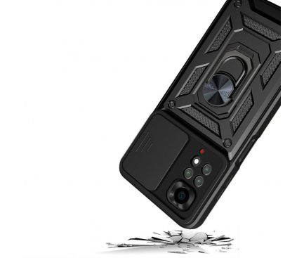 Husa Plastic - TPU Tech-Protect CamShield Pro pentru Xiaomi Redmi Note 11 Pro / Xiaomi Redmi Note 11 Pro 5G, Neagra THP970BLK 