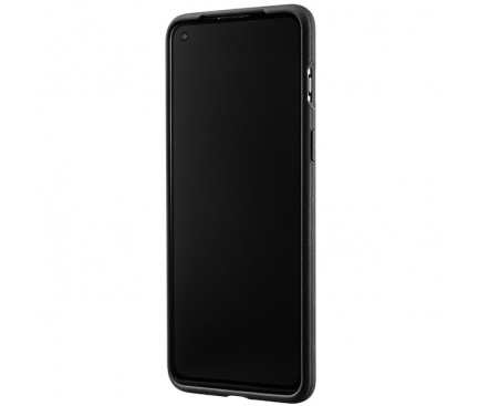 Husa pentru OnePlus Nord 2T, Sandstone Bumper, Neagra 5431100360