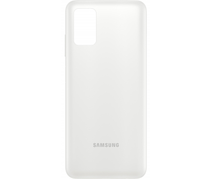 Capac Baterie Samsung Galaxy A03s A037, Versiune G, Alb, Service Pack GH81-21267A 