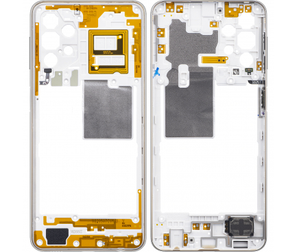 Carcasa Mijloc Samsung Galaxy A32 5G A326, Alba, Service Pack GH97-25939B