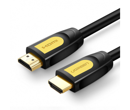 Cablu Audio si Video HDMI la HDMI UGREEN HD101, 2 m, 4K, Negru-Galben