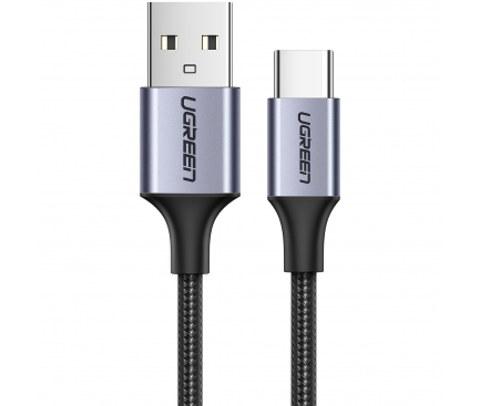 Cablu Date si Incarcare USB la USB Type-C UGREEN US288, 1.5 m, 3A, Negru 