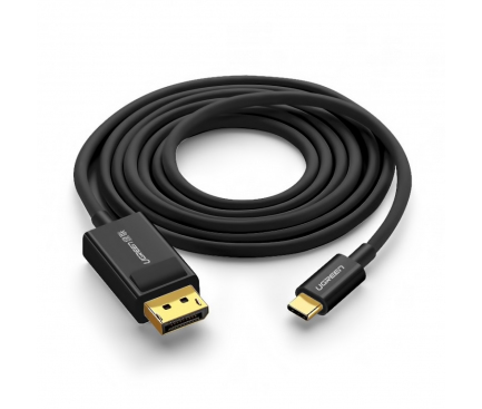 Cablu Audio si Video DisplayPort - USB Type-C UGREEN MM139, 1.5 m, 4K UHD, Negru 