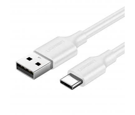 Cablu Date si Incarcare USB la USB Type-C UGREEN US287, 2 m, 3A, Alb 