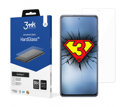 Folie Protectie Ecran 3MK HardGlass pentru Samsung Galaxy A71 5G A716, Sticla securizata, 9H 