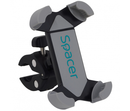 Suport Bicicleta Spacer pentru Telefon, Reglabil, Negru SPBH-MP-01 