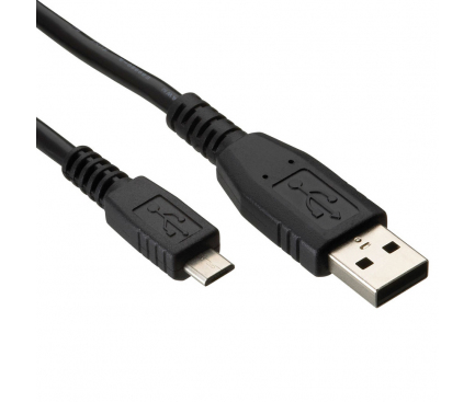 Cablu Date si Incarcare USB la MicroUSB Spacer, 1.8 m, Negru SPC-MUSB-6 
