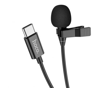 Lavaliera USB-C HOCO L14, Negru