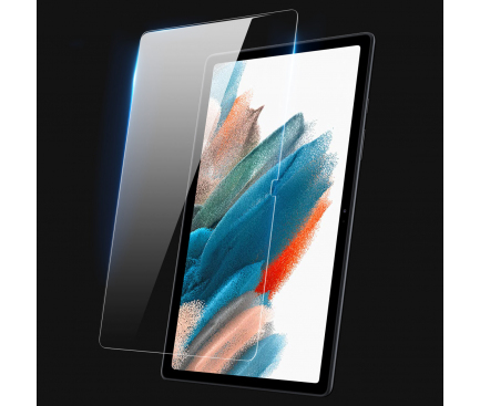 Folie de protectie Ecran DUX DUCIS pentru Samsung Galaxy Tab A8 10.5 (2021), Sticla securizata, Full Glue, Neagra