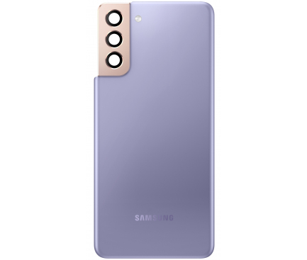 Capac Baterie Samsung Galaxy S21+ 5G G996, Cu Geam Blitz - Geam Camera Spate, Violet (Phantom Violet), Swap
