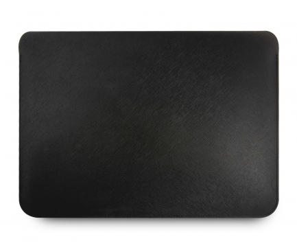 Husa Laptop Karl Lagerfeld Saffiano, Ikonik Sleeve, 13/14 inch, Neagra KLCS14PISFBK
