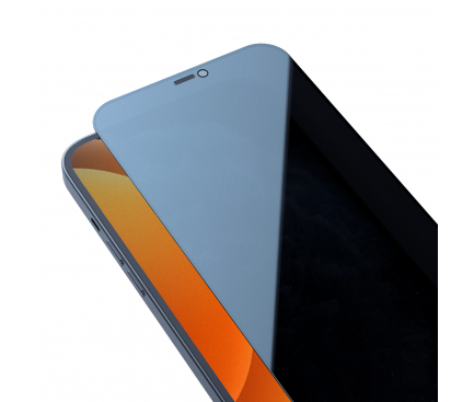 Folie Protectie Ecran Nillkin Privacy pentru Apple iPhone 13 / Apple iPhone 13 Pro, Sticla securizata, 0.33mm, H, NLK367BLK 