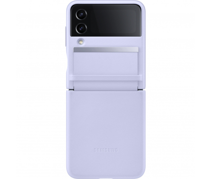Husa pentru Samsung Galaxy Z Flip4 F721, Flap Leather Cover, Mov EF-VF721LLEGWW
