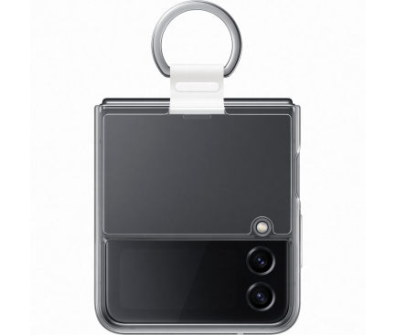 Husa pentru Samsung Galaxy Z Flip4 F721, Ring, Transparenta EF-OF721CTEGWW
