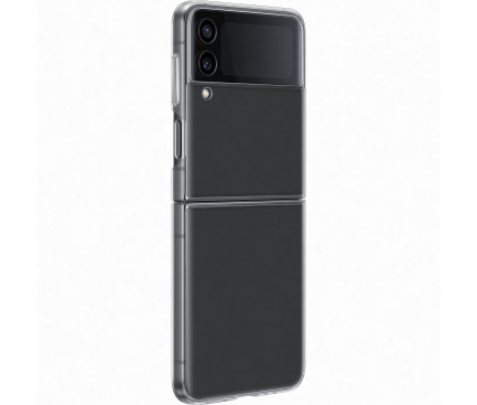 Husa pentru Samsung Galaxy Z Flip4 F721, Clear Slim Cover, Transparenta EF-QF721CTEGWW