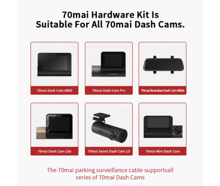 Cablu Camera Auto 70mai Kit Midrive UP02, 3m