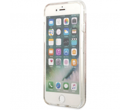 Husa TPU Guess Liquid Glitter Paisley pentru Apple iPhone 7 / Apple iPhone 8 / Apple iPhone SE (2020) / Apple iPhone SE (2022), Aurie GUHCI8LFLSD 