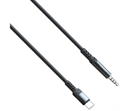Cablu Audio USB Type-C la 3.5 mm Earldom ET-AUX38, 1 m, Negru 