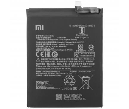 Acumulator Xiaomi Mi 10T 5G / Xiaomi Mi 10T Pro 5G, BM53