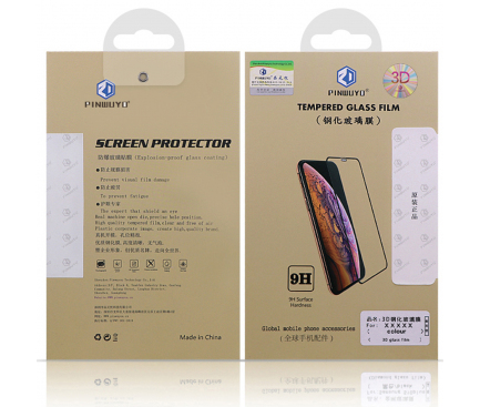 Folie Protectie Ecran Pinwuyo pentru Google Pixel 7, Sticla securizata, Full Face, Edge Glue, 9H, 3D, Neagra 